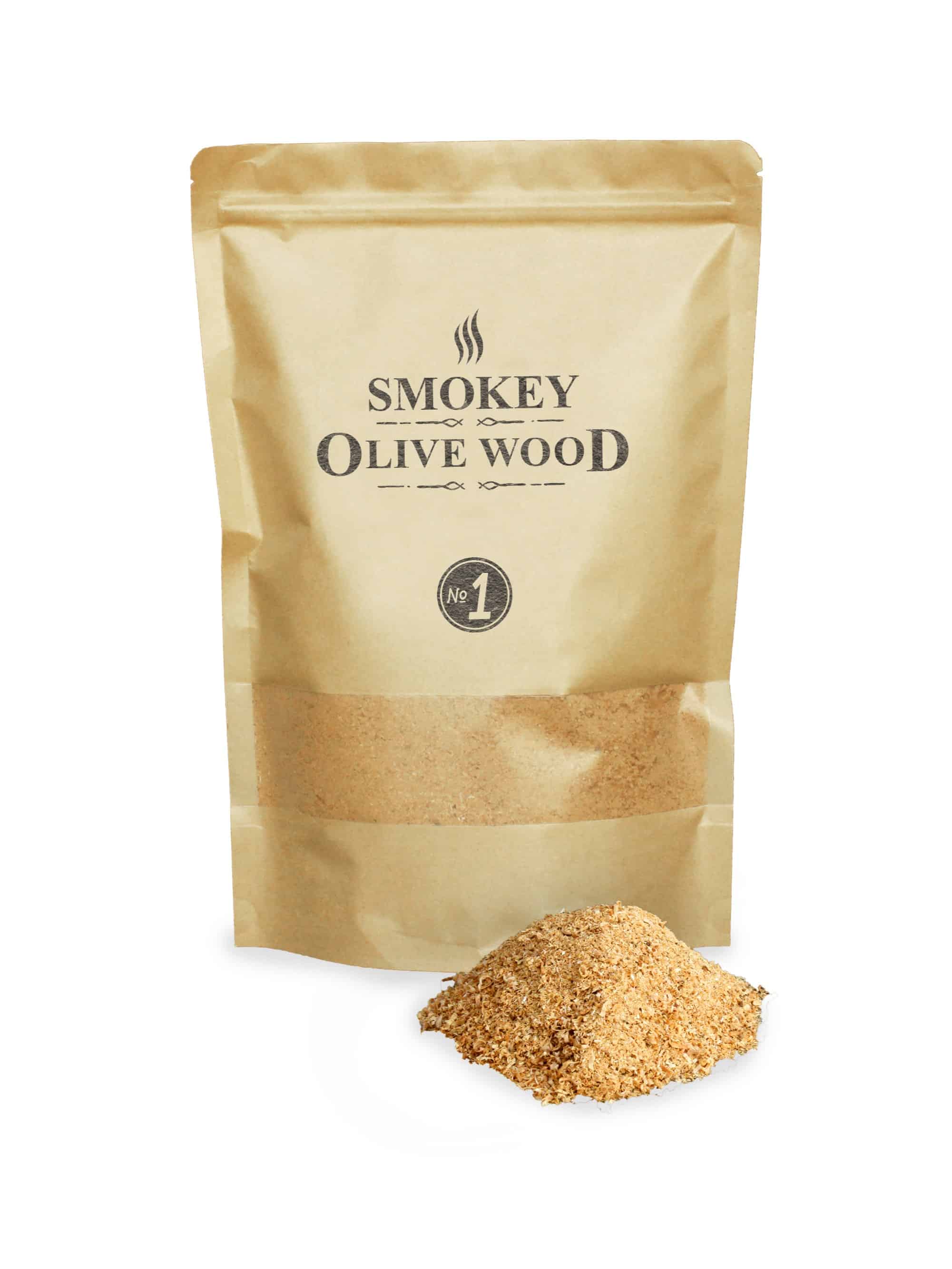 Smokey Olive Wood Räuchermehl Nº1 Smoker BBQ Chips Grill Sparbrand