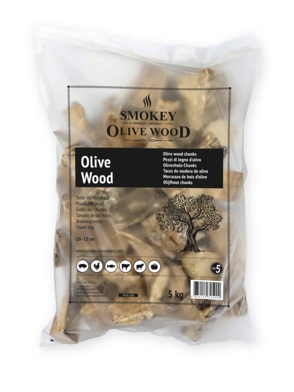 Smokey Olive Wood Morceaux Nº5